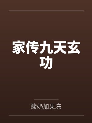 家传九天玄功封面