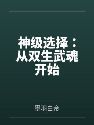 神级选择：从双生武魂开始封面