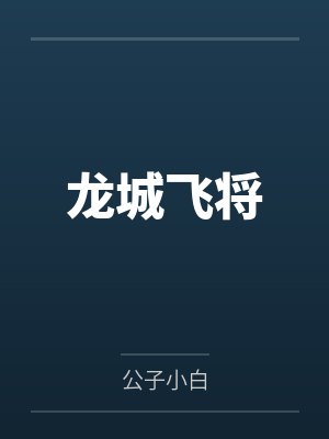 龙城飞将封面