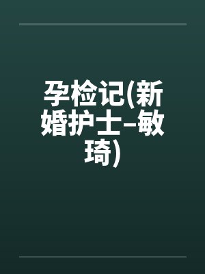 孕检记(新婚护士–敏琦)封面