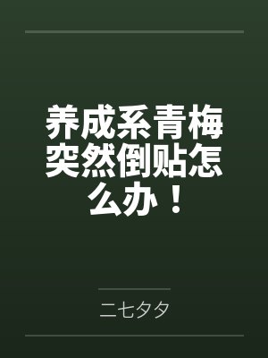养成系青梅突然倒贴怎么办!封面