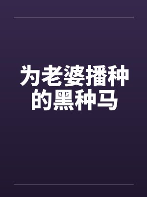 为老婆播种的黑种马封面